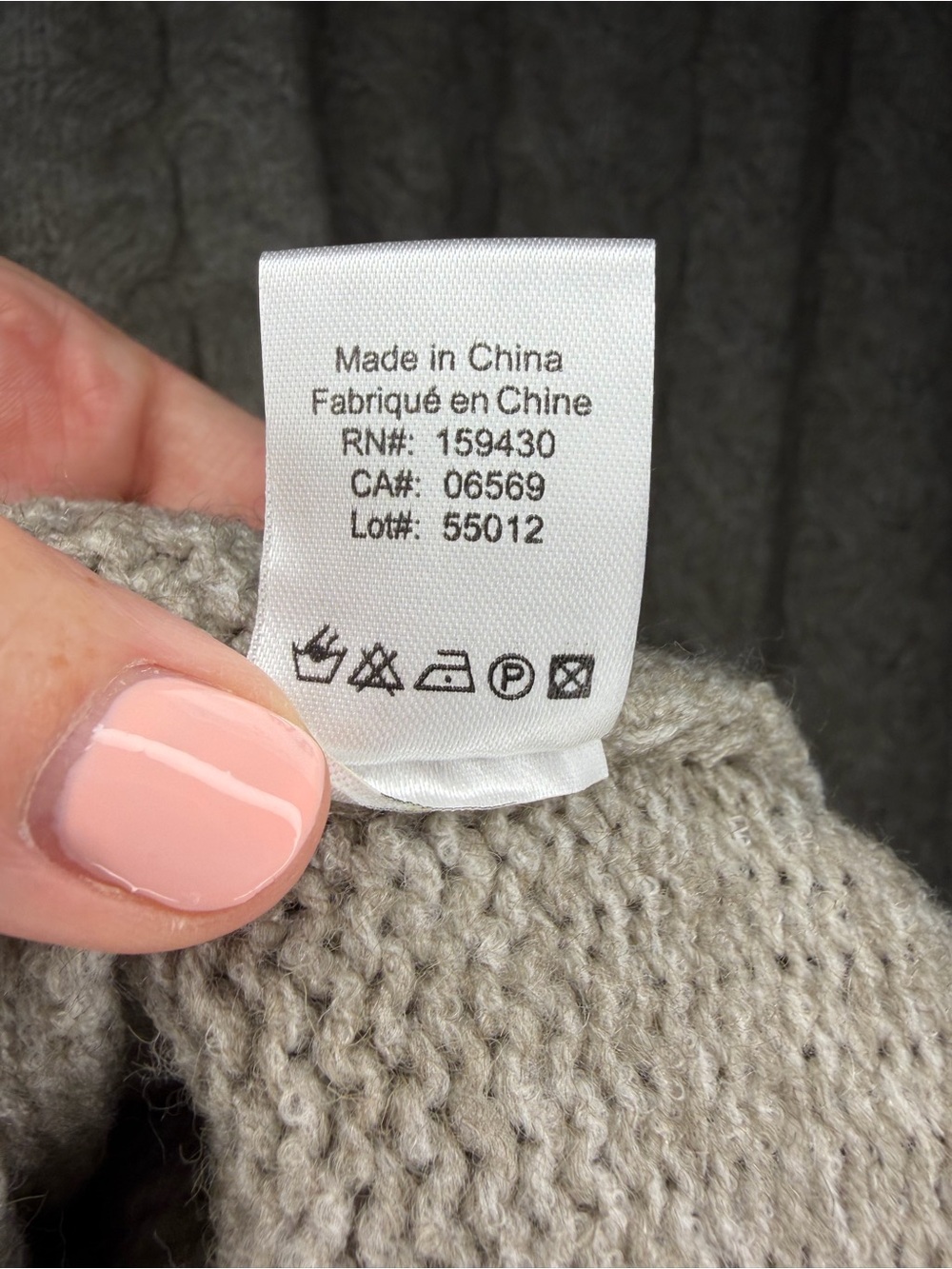 Elan Cable Knit Sleeveless Turtleneck Sweater Tunic Beige Large NWT - Picture 7 of 9